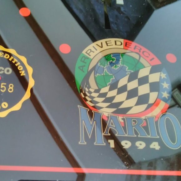 NIB Mario Andretti Arrivederci Tour Jebco Clock